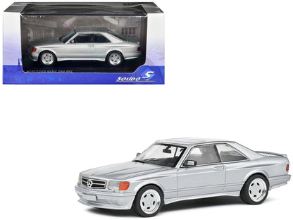 Solido Mercedes-Benz 560 SEC AMG Widebody 1/43 Diecast — Silver