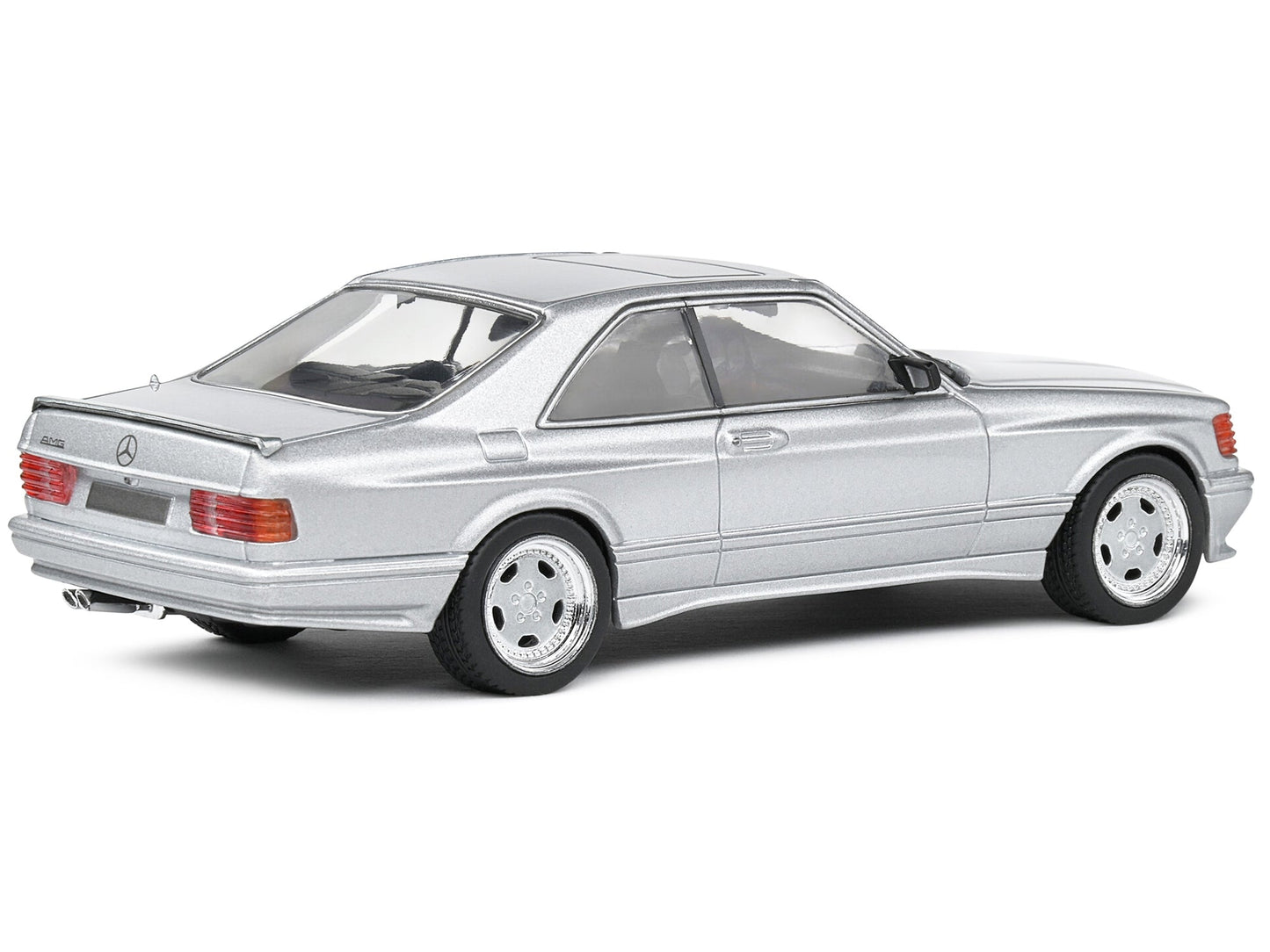 Solido Mercedes-Benz 560 SEC AMG Widebody 1/43 Diecast — Silver
