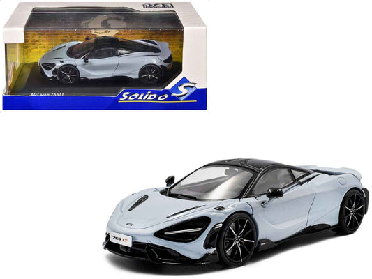 Solido McLaren 765LT 1/43 Diecast — Ceramic Gray