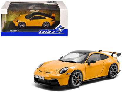 Solido Porsche 992 GT3 1/43 Diecast — Signal Yellow