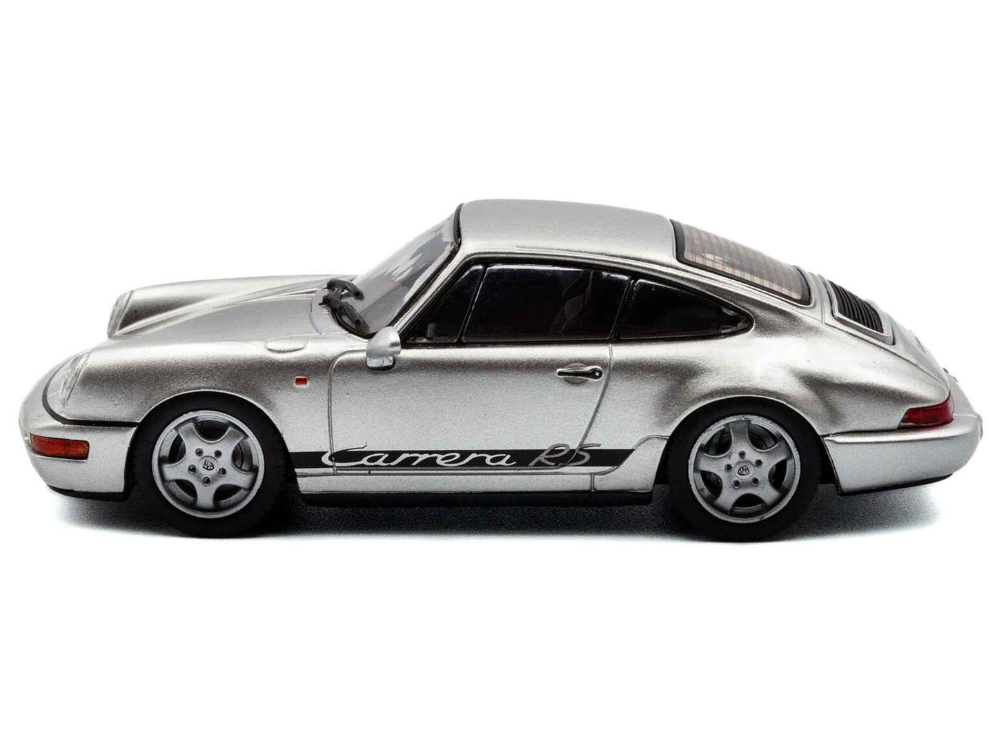 Solido Porsche 964 RS 1/43 Diecast — Silver Metallic