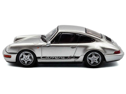 Solido Porsche 964 RS 1/43 Diecast — Silver Metallic