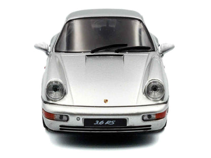 Solido Porsche 964 RS 1/43 Diecast — Silver Metallic