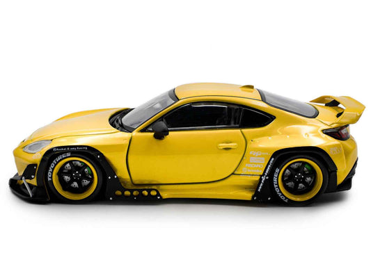 Solido Toyota Pandem GR86 1/43 Diecast — Yellow