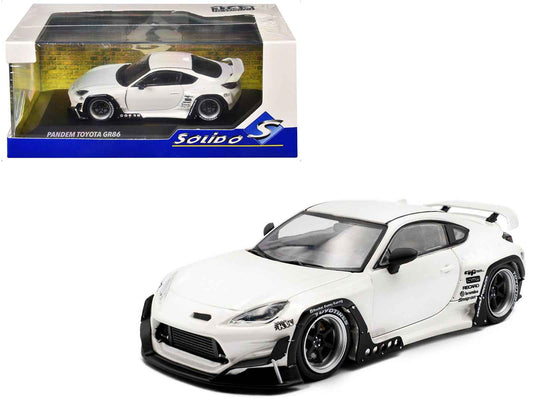 Solido Toyota Pandem GR86 1/43 Diecast — White Metallic
