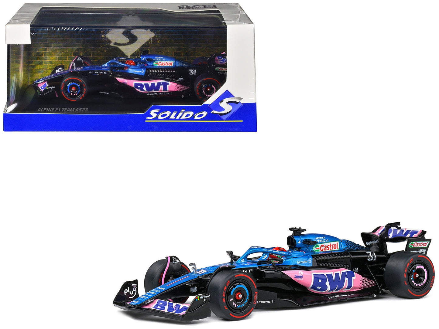 Solido Alpine A523 1/43 Diecast — Ocon Monaco GP 2023