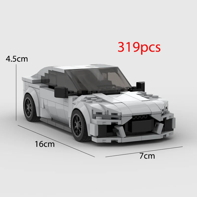 2024 Hot MOC Speed City Car Champion Racer Classic Supercar Building Blocks Brick Racing Super Technique Creative Garage DIY Set