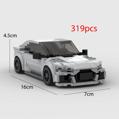 2024 Hot MOC Speed City Car Champion Racer Classic Supercar Building Blocks Brick Racing Super Technique Creative Garage DIY Set