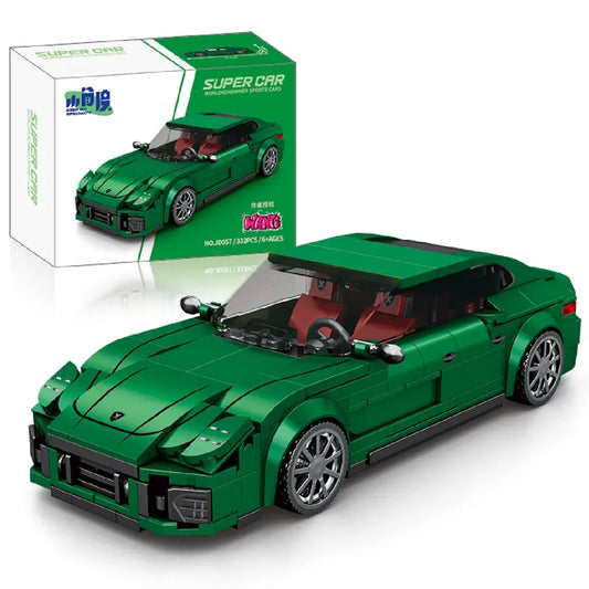 11 Types Speed Champions Car Hypercar Building Blocks MOC Construction Bricks Famous Sport Vehicle Toys Gift For Children Kids
