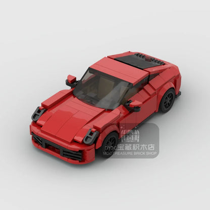2024 Hot MOC Speed City Car Champion Racer Classic Supercar Building Blocks Brick Racing Super Technique Creative Garage DIY Set