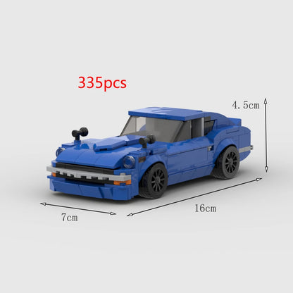 2024 Hot MOC Speed City Car Champion Racer Classic Supercar Building Blocks Brick Racing Super Technique Creative Garage DIY Set