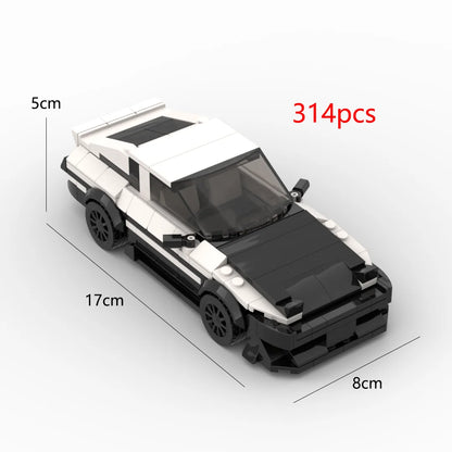 2024 Hot MOC Speed City Car Champion Racer Classic Supercar Building Blocks Brick Racing Super Technique Creative Garage DIY Set