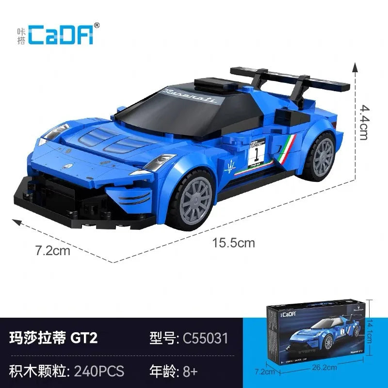 Masaverse 1:24 MOC GT2 Sports Car Blocks | LEGO-Compatible 787B Racer — Gift