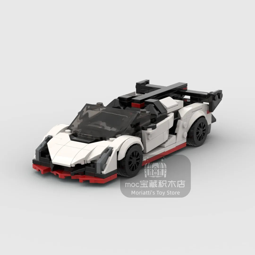 2024 Hot MOC Speed City Car Champion Racer Classic Supercar Building Blocks Brick Racing Super Technique Creative Garage DIY Set