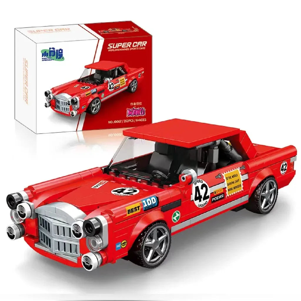 11 Types Speed Champions Car Hypercar Building Blocks MOC Construction Bricks Famous Sport Vehicle Toys Gift For Children Kids