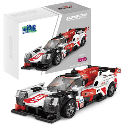 11 Types Speed Champions Car Hypercar Building Blocks MOC Construction Bricks Famous Sport Vehicle Toys Gift For Children Kids