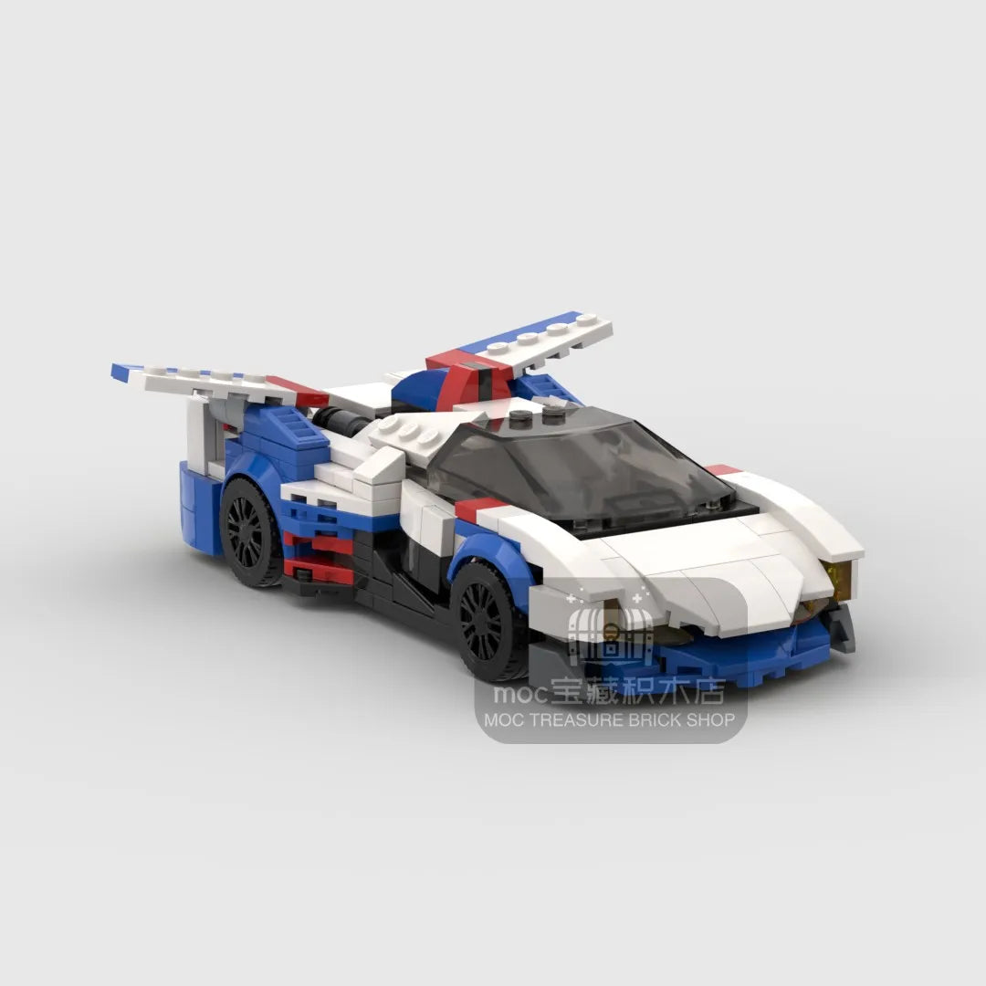 2024 Hot MOC Speed City Car Champion Racer Classic Supercar Building Blocks Brick Racing Super Technique Creative Garage DIY Set