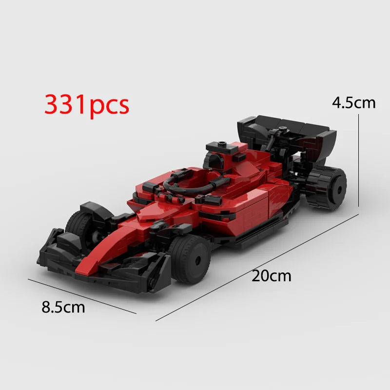 2024 Hot MOC Speed City Car Champion Racer Classic Supercar Building Blocks Brick Racing Super Technique Creative Garage DIY Set