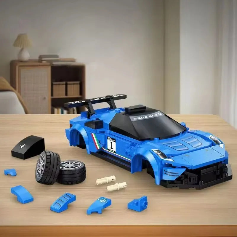 Masaverse 1:24 MOC GT2 Sports Car Blocks | LEGO-Compatible 787B Racer — Gift