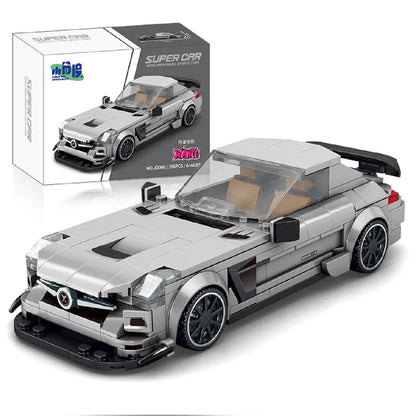 11 Types Speed Champions Car Hypercar Building Blocks MOC Construction Bricks Famous Sport Vehicle Toys Gift For Children Kids