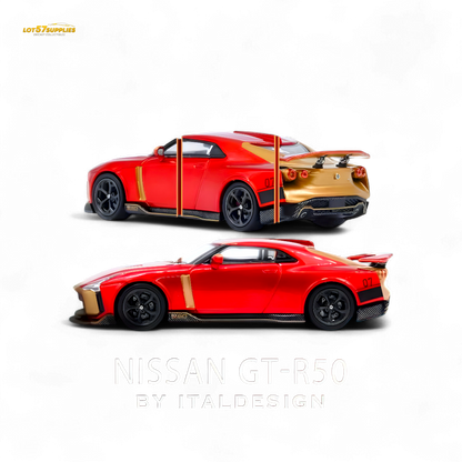 INNO64 Nissan GT-R50 Italdesign Red 1:64