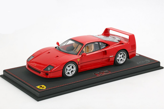 BBR 1987 Ferrari F40 Rossa Corsa (Red) Ex Nigel Mansell 1:18