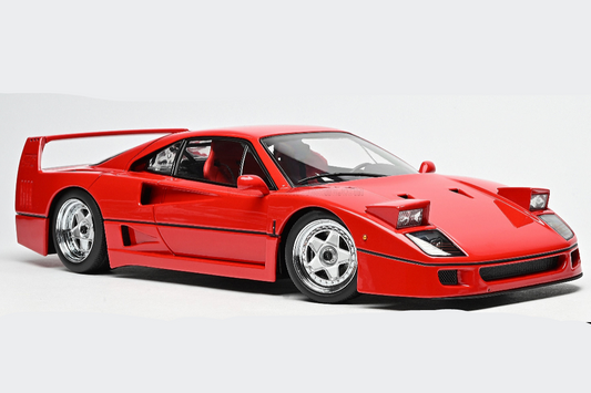 Montage Model 1987 Ferrari F40 Rossa Corsa Red 1:18