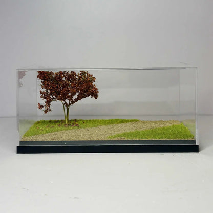 1:64 Diecast Display Case Protector | Sandy Landscape Scene Showcase for Hot Wheels & Matchbox