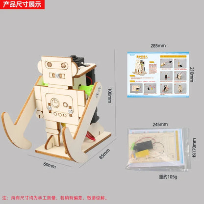 Masaverse DIY Walking Robot Kit | STEM Science Experiment Toy — Kids Gift 6+
