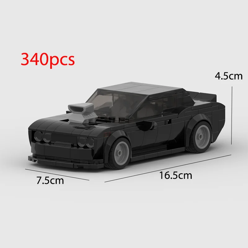 2024 Hot MOC Speed City Car Champion Racer Classic Supercar Building Blocks Brick Racing Super Technique Creative Garage DIY Set