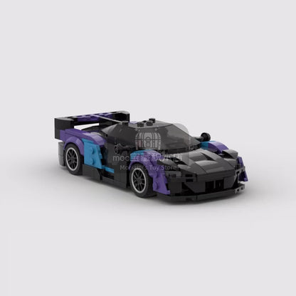 2024 Hot MOC Speed City Car Champion Racer Classic Supercar Building Blocks Brick Racing Super Technique Creative Garage DIY Set