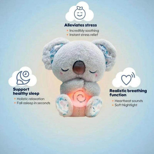 Anxiety Relief sleeping Koala Breathing Plush Toy