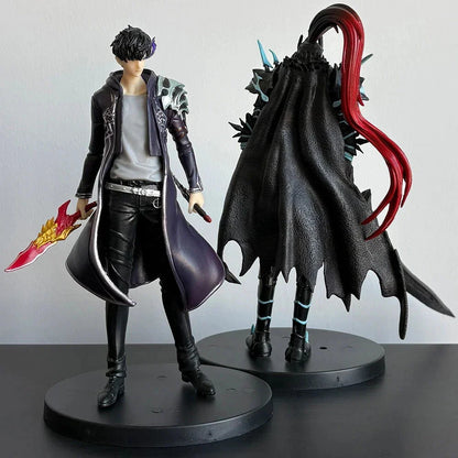 Sung Jin-Woo Anime Figure Solo Leveling Action Figurines Shadow King Desktop Collectible Display Toy