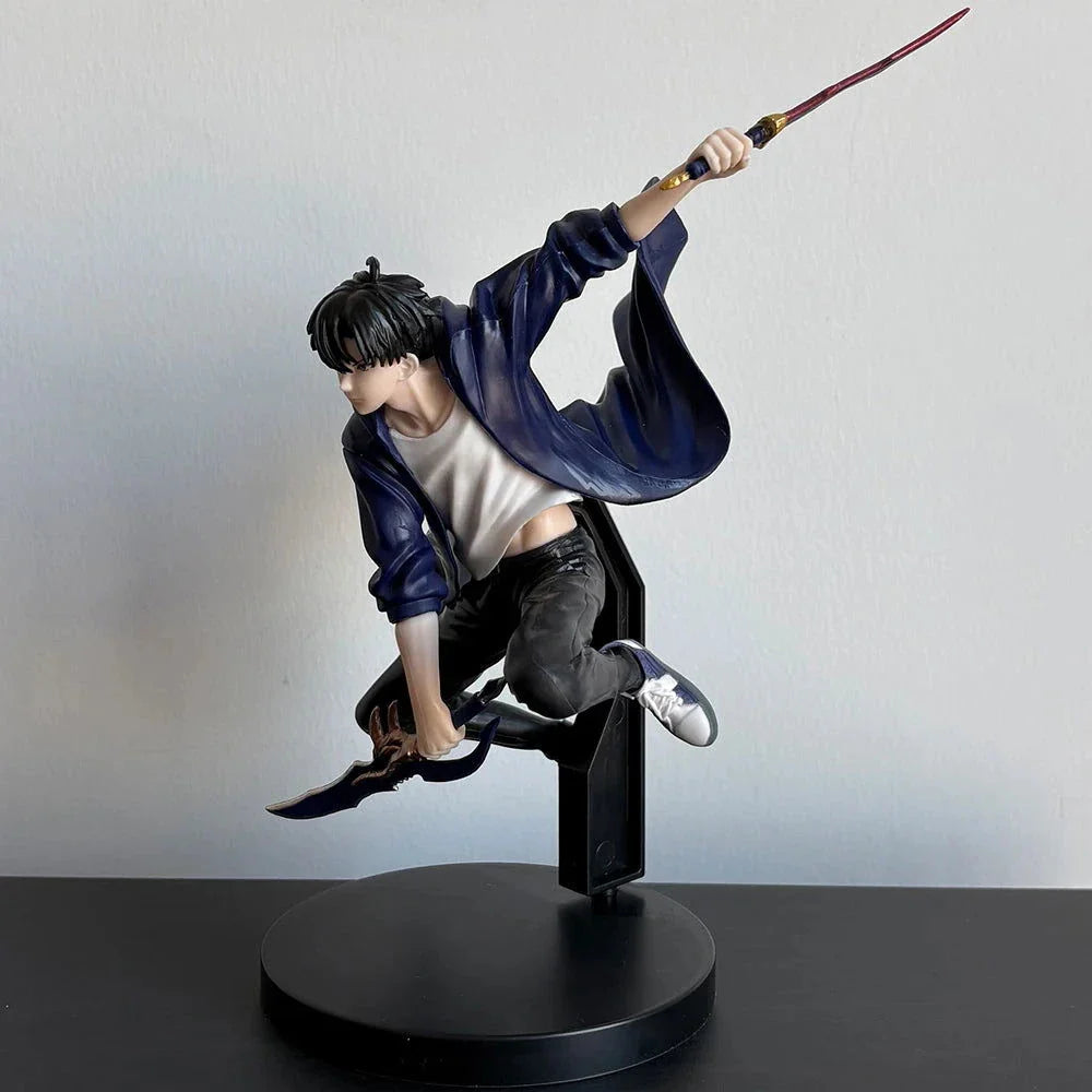 Sung Jin-Woo Anime Figure Solo Leveling Action Figurines Shadow King Desktop Collectible Display Toy