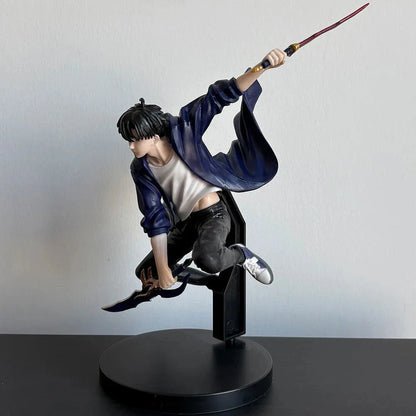 Sung Jin-Woo Anime Figure Solo Leveling Action Figurines Shadow King Desktop Collectible Display Toy