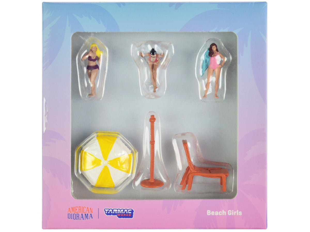 'Beach Girls' 5-Piece Figure Set - Tarmac Works