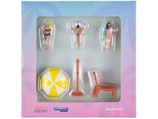 'Beach Girls' 5-Piece Figure Set - Tarmac Works
