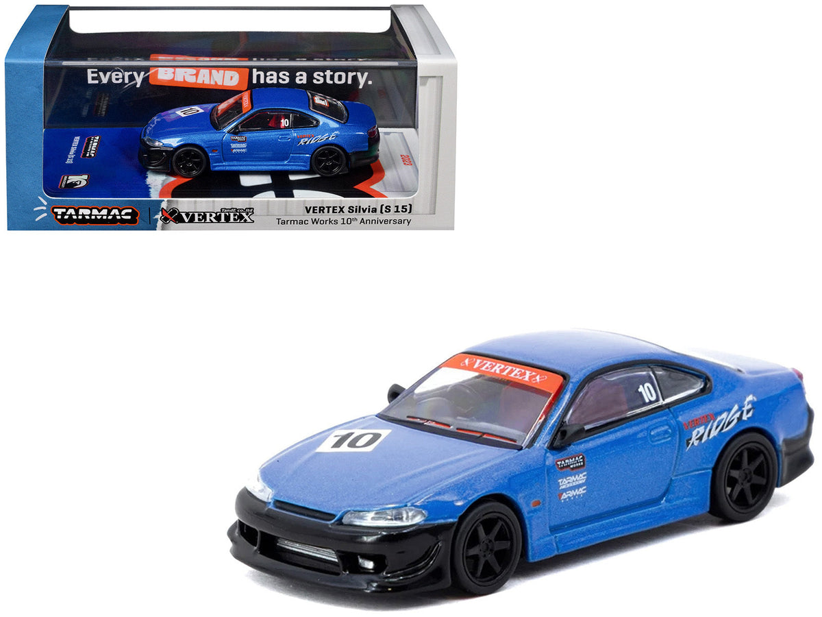 Tarmac Works Nissan Vertex Silvia S15 #10 10th Anniversary 1:64