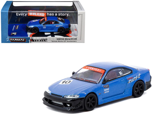 Tarmac Works Nissan Vertex Silvia S15 #10 10th Anniversary 1:64
