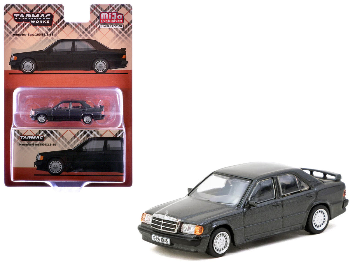 Tarmac Works Mercedes-Benz 190 E 2.3-16 Blue-Black Metallic 1:64