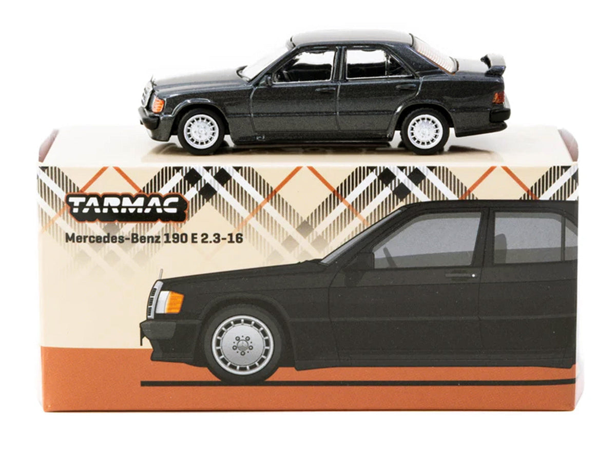 Tarmac Works Mercedes-Benz 190 E 2.3-16 Blue-Black Metallic 1:64