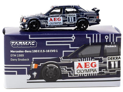 Tarmac Works Mercedes-Benz 190 E 2.5-16 EVO 1 #11 Snobeck DTM 1989 1:64