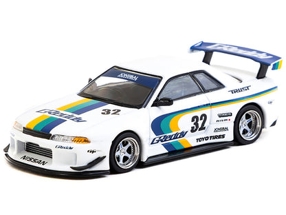 Tarmac Works Nissan Skyline GT-R R32 Widebody Greddy #32 1:64