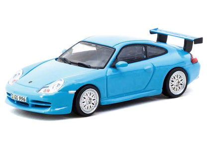 Tarmac Works Porsche 911 GT3 (996) Light Blue 1:64
