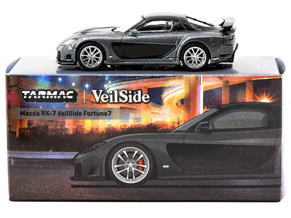 Tarmac Works Mazda RX-7 VeilSide Fortune7 Gray Metallic 1:64