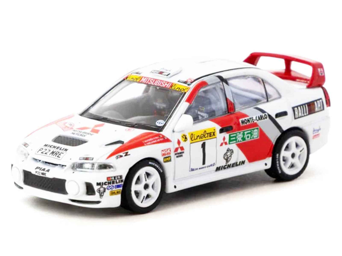 Tarmac Works Mitsubishi Lancer Evolution IV #1 Monte Carlo Rally 1997 1:64