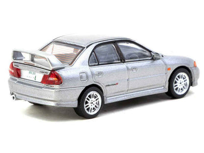 Tarmac Works Mitsubishi Lancer Evolution IV Silver Metallic 1:64