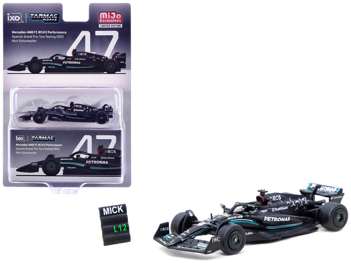 Tarmac Works Mercedes-AMG F1 W14 E Performance #47 Mick Schumacher 2023 1:64