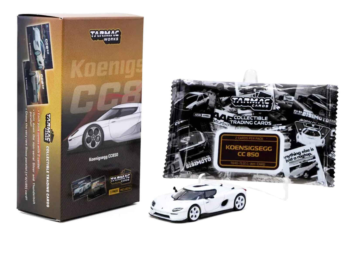 Tarmac Works Koenigsegg CC850 White 1:64