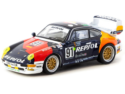Tarmac Works x Schuco Porsche 911 GT2 Kremer Racing Repsol Le Mans 1995 1:64